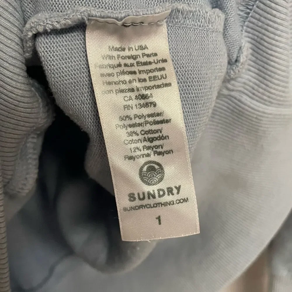 Sundry Clothing Grey Pullover Women's Size 1‎ (Small)